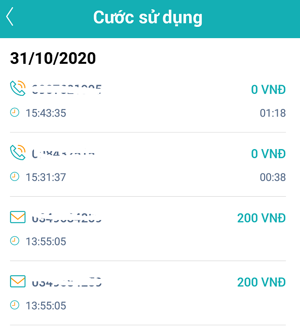 tra cứu lịch sử cuộc gọi