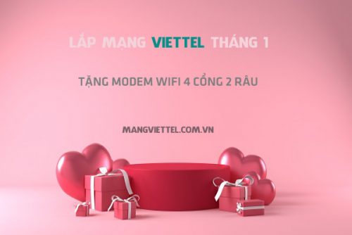Lắp Mạng WiFi Internet Cáp Quang Viettel