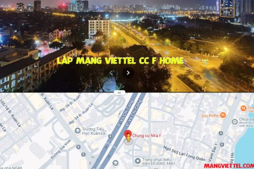 Lắp mạng Viettel CC F Home Xuân La Tây Hồ