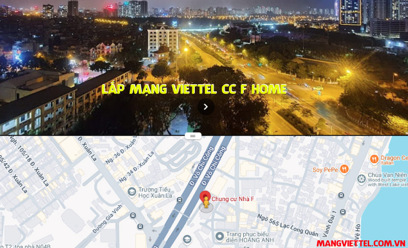 Lắp mạng Viettel CC F Home Xuân La Tây Hồ