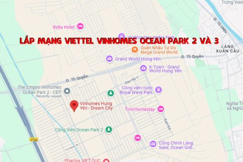 Lắp Mạng Viettel Ocean Park 2 và 3