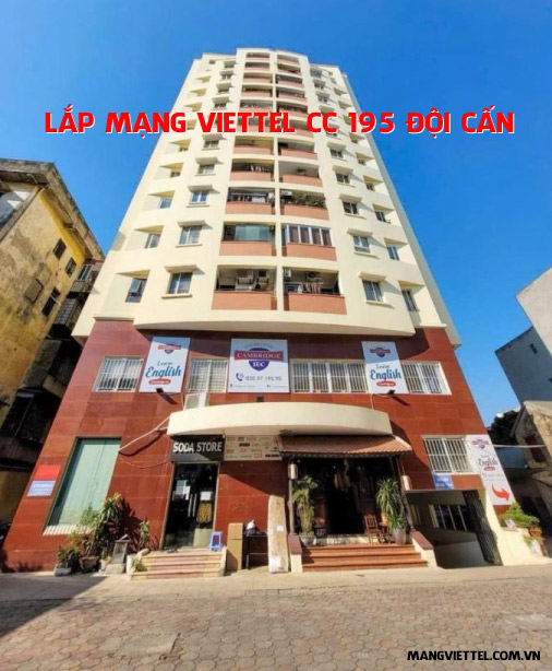 Lắp Mạng Viettel CC 195 Đội Cấn Ba Đình