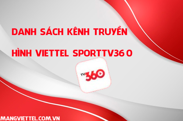 Kênh Truyền Hình Viettel Gói SportTV360