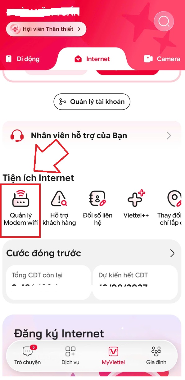 Đổi Mật Khẩu Wifi Viettel