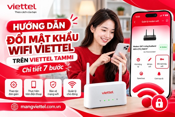 Đổi Mật Khẩu Wifi Viettel Trên Viettel Tammi