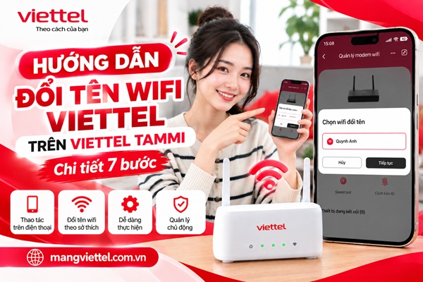 Cách Đổi Tên Wifi Viettel Trên Viettel Tammi