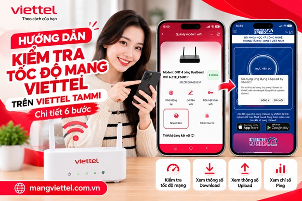 Cách Kiểm Tra Tốc Độ Mạng Viettel Trên Viettel Tammi