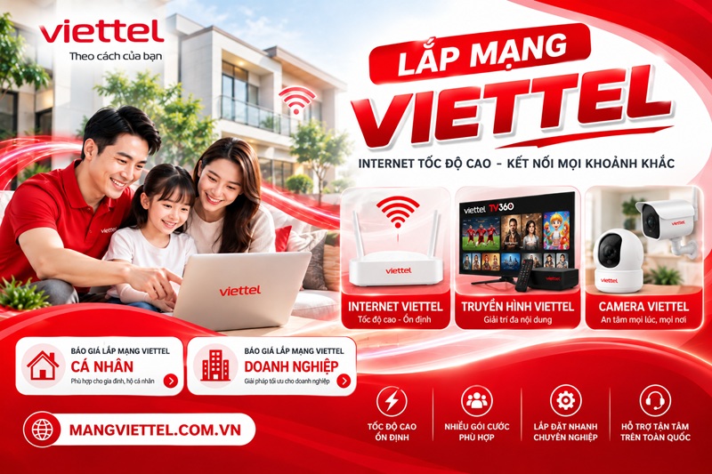 Lắp mạng Viettel