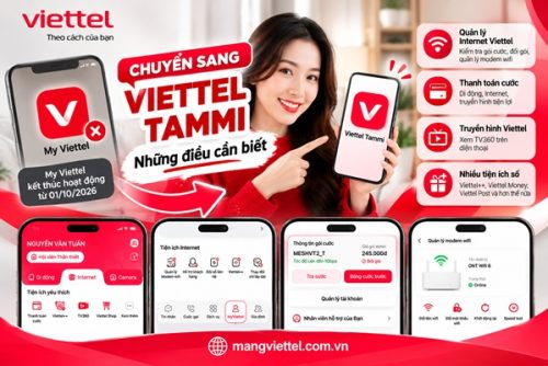 My Viettel chuyển sang Viettel Tammi